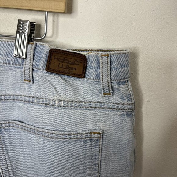 Vintage L.L. Bean 38X30 Relaxed Jeans Classic Denim Work Pants Broken In 90s - Picture 5 of 8